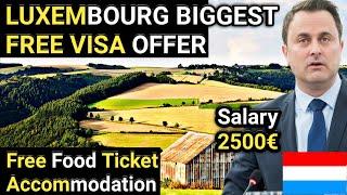 How to Apply Luxembourg Work Visa Online | Luxembourg Country Work Visa | Jobs in Luxembourg