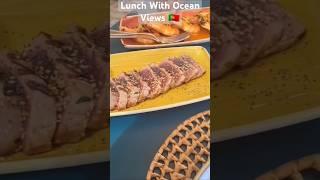 Lunch With Ocean Views in Portugal   #vlog #portugal #travel #explore #food #wine #expat