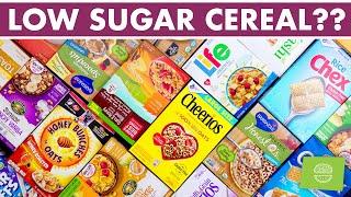 17 Low Sugar Cereal Options | BEST Healthy Cereal Brands!