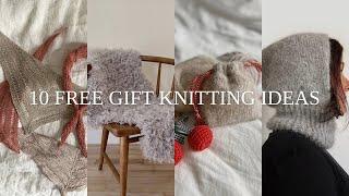 10 FREE quick gift knitting pattern ideas | 2024 gift guide for hand knit gifts