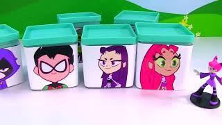 Teen Titans Jinx Plays Fizzy and Phoebe's Disk Drop Game