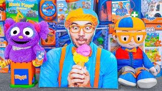93 Minutes Satisfying with Unboxing Cute Blippi Giant Cream Box Toys Collection ASMR | Review Toys