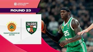 UNBELIEVABLE Turnaround | Panathinaikos – Zalgiris | BASKETBALL HIGHLIGHTS R23 2024-25