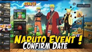 Naruto Token Tower Event Confirm Date | Ff x Naruto | Ff New Event Today | Free Fire New Event