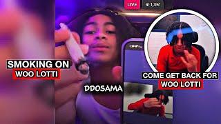 DD Osama FaceTimes Woo Lotti’s K!ller While He’s In Jail And $M0KES ON Woo Lotti With Him ( Dthang