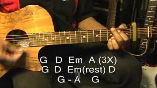 Jefferson Airplane SOMEBODY TO LOVE Acoustic Guitar Lesson Capo 2 @EricBlackmonGuitar 1969