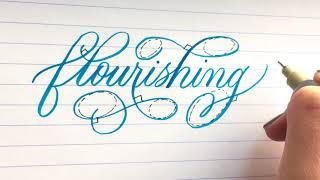 3 Flourishing Rules For Calligraphy | Calligraphy Flourishing Tutorial For Beginners #calligraphy