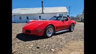 1980 Red Corvette Black Interior