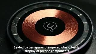 USAMS CD164 Transparent Magnetic Car Wireless Charger 15W