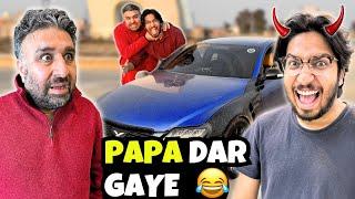 Papa Ky Samnay Drifting Ki First Time | Papa Dar Gaye 