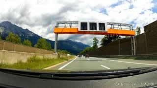 Driving Innsbruck - Salzburg (Austria) 243km