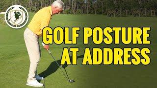 GOLF POSTURE AT ADDRESS DRILLS