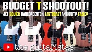 Budget Telecaster Shootout!  Sub $200 Line-Up Side By Side