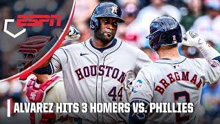 Yordan Alvarez hits THREE HOME RUNS vs. the Phillies  | ESPN MLB