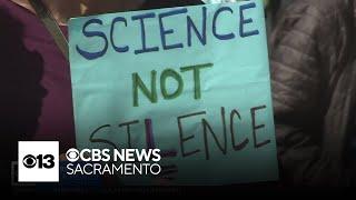 Protesters gather at California State Capitol to defend science