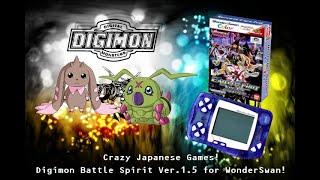 Crazy Japanese Games! Digimon Battle Spirit Ver. 1.5 for the WonderSwan!