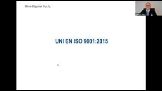 Presentazione Certificazione ISO 9001 - Sistema di Gestione della Qualità