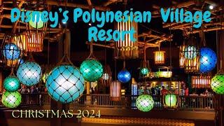 Polynesian Village Resort at WDW -- Christmas 2024