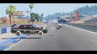 Satisfying Racing Rollover crashes #1 BeamNG (Gen 1)