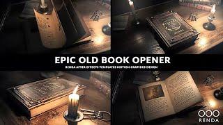 Old Book Opener ( After Effects Template )  AE Templates