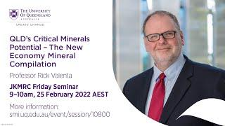 QLD’s Critical Minerals Potential: the New Economy Mineral Compilation – Professor  Rick Valenta