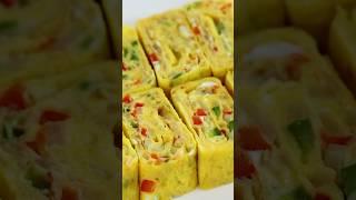 How to make Korean gyeran-mari (rolled omelette)! #recipe #cooking #egg