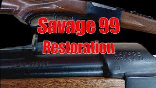 A Savage 99 Restoration | Classic Old School Lever Action | 243 Winchester Deer Slayer