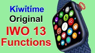 KIWITIME IWO 13 Smart watch Detailed Functions Review