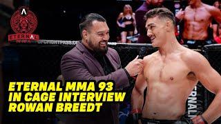 Eternal MMA 93: In Cage Interview: Rowan Breedt