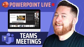 MASTER PowerPoint Live for Microsoft Teams Meetings!