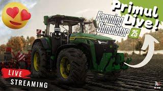 Primul LIVE cu Farming Simulator 25 de pe Youtube!