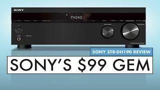 The Best BUDGET Stereo Receiver? Sony Receiver Review! - Sony STRDH190