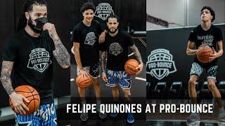 PRO-BOUNCE BASKETBALL new facility in PUERTO RICO - FELIPE QUINONES like a pro with STEVEN GARCIA.