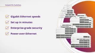 Get enterprise-grade security with the HPE Networking Instant On Switches