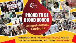 PROUD TO BE BLOOD DONOR | CARDEA HEALTHCARE SOLUTIONS
