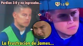 LA REACCION de JAMES RODRIGUEZ tras CASI NO JUGAR con el RAYO VALLECANO HOY