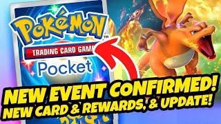 *BRAND NEW EVENT CONFIRMED!!* NEW CARD, REWARDS & UPDATE! WHAT YOU NEED TO KNOW! (Pokemon TCG Pocket