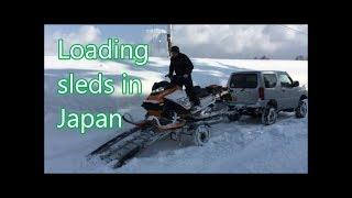 10 ways Japanese transport snowmobiles