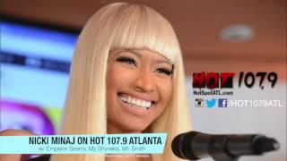 HotSpotAtl.com Nicki Minaj on Hot 1079 Atlanta