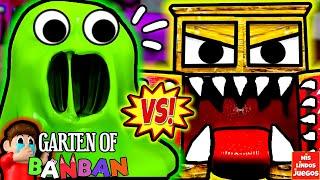 GARTEN OF BANBAN 4 EN ESPAÑOL | Slimy VS Nightmare | Juegos (Reaccion a Gameplay)