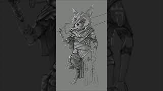 Biomutant Fanart Timelapse Art Youtube Short Version Shorts