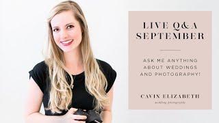 Live Wedding Q&A with Cavin Elizabeth Photography