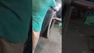 #Track#JK Tyres#Radial#Tubeless Retadling#cooling Rubber  Welding rolling new #automobile Process