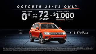 Leavens VW Seven Day Sale - Oct 25th to 31st