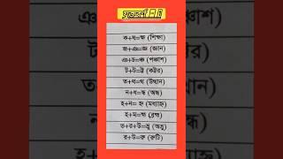 বাংলা সকল যুক্তবর্ণ।  বাংলা বানান। শুদ্ধ বানান। #job #bcs #ntrca