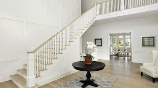 How to Paint a Two Story Stairwell Foyer