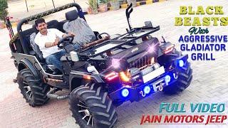 FULL FEATURED LUXURY MODIFIED OPEN JEEPS READY FOR  BIHAR...JAIN MOTORS JEEP@8199061161