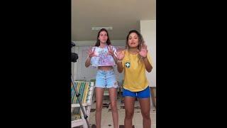 RAFA E GIOVANA TREINANDO DANCINHA DO TIKTOK DEU RUIM KKK #shorts