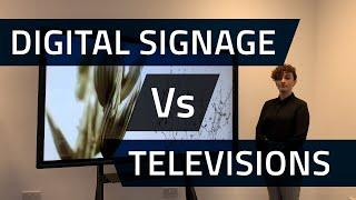 70" 4K Large Format Commercial Displays vs Domestic TVs