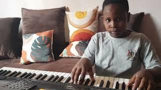 My son Eloi Luutu playing jungle Lover by #Dad  Nichoe kitone